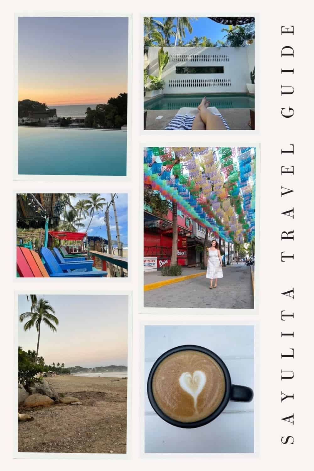 Pinterest collage pin for best solo travel guide to Sayulita