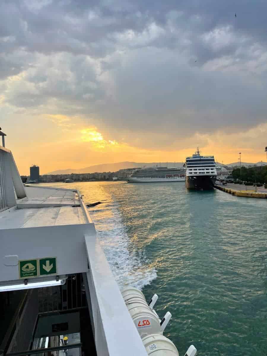 Overnight ferry to Crete