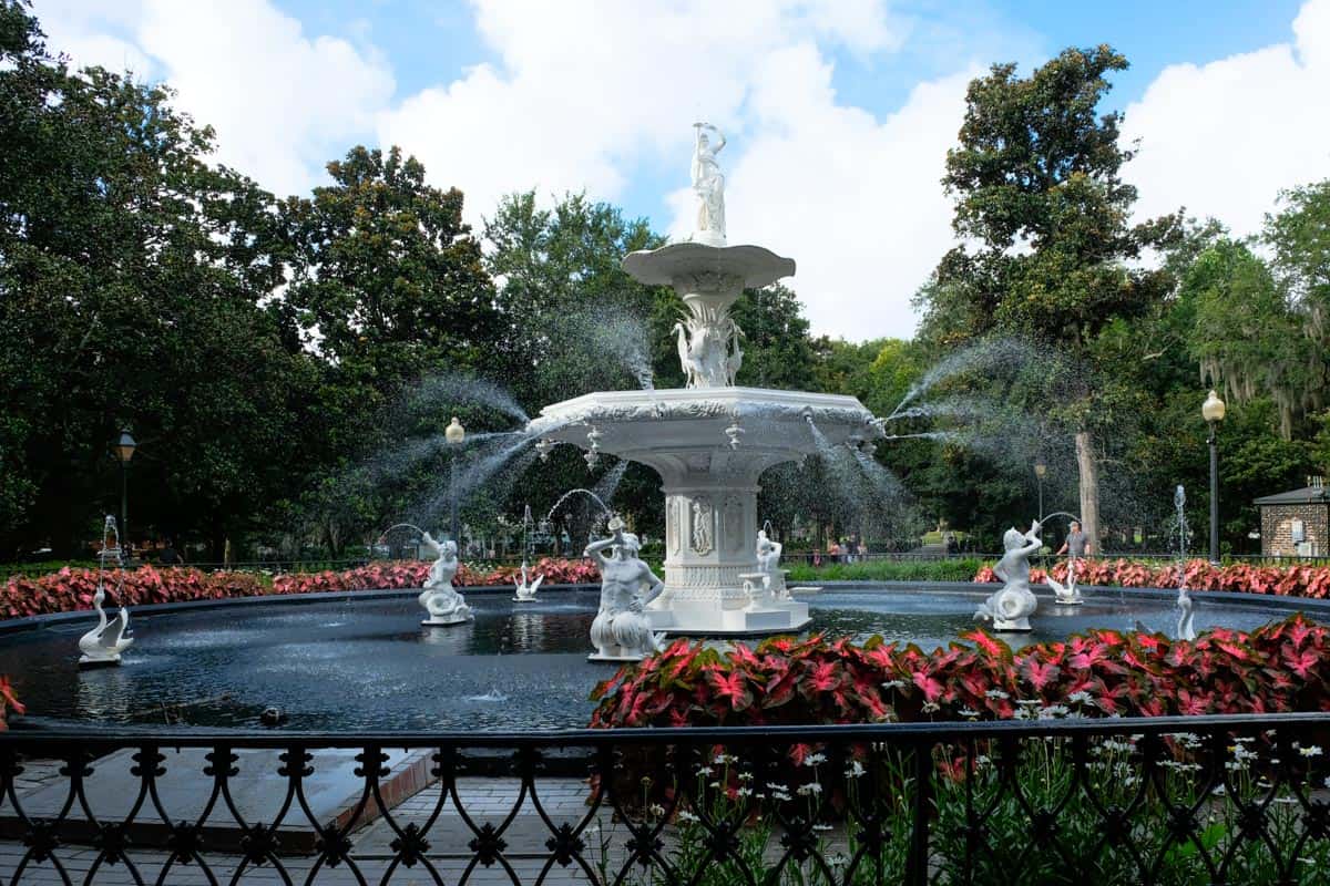 Forsyth Fountain in Savannah