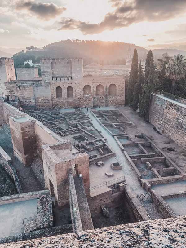 Sunrise in Alhambra, Granada