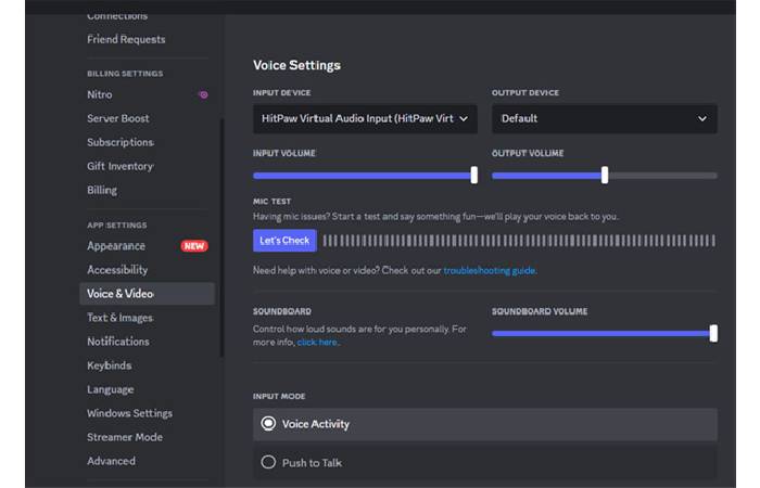 HitPaw Virtual Audio Input