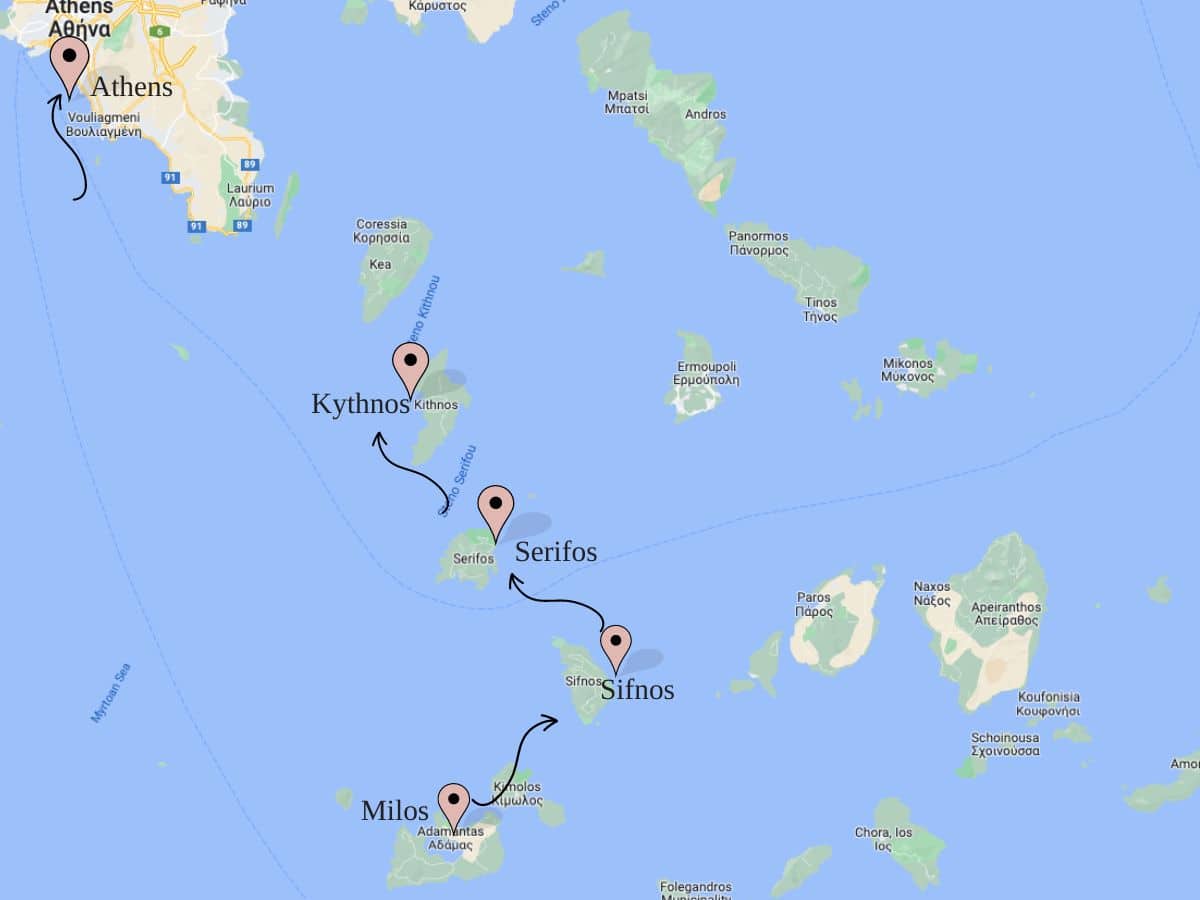 How to get to Serifos