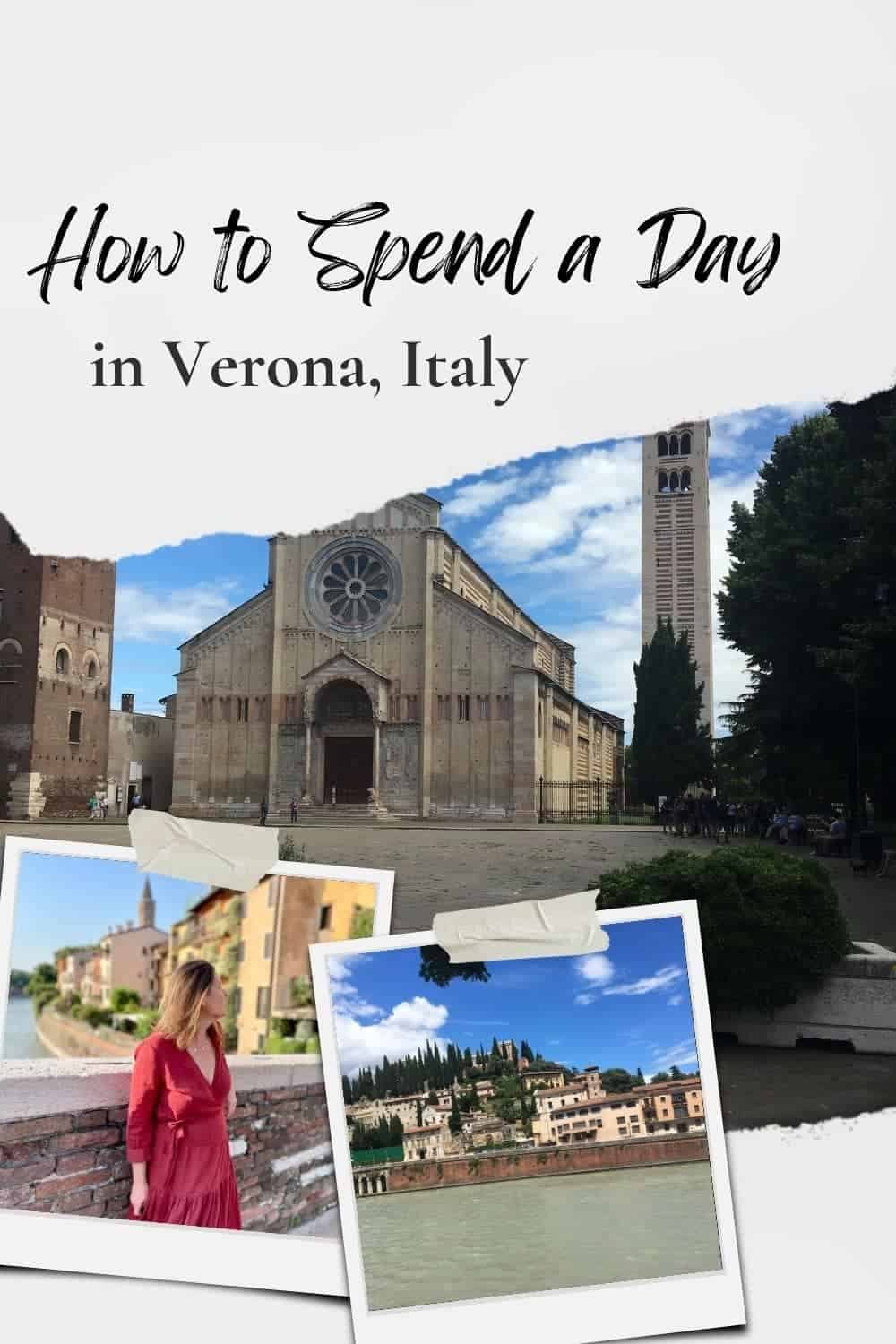 How to spend a day solo in Verona Pinterest image