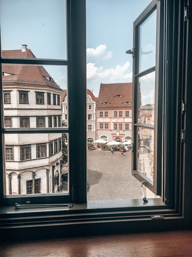 View from the hotel room at Emmerich Hotel Gorlitz