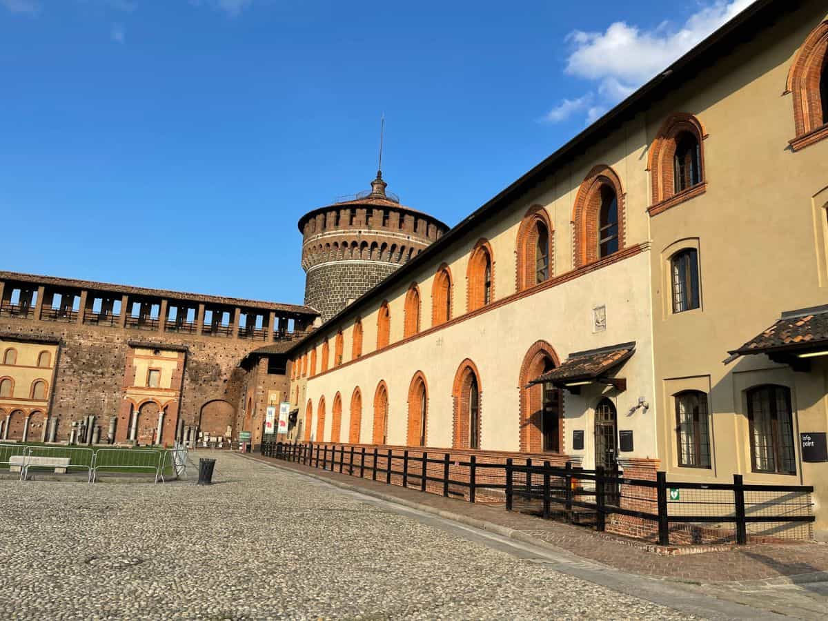 Interior castle walls 