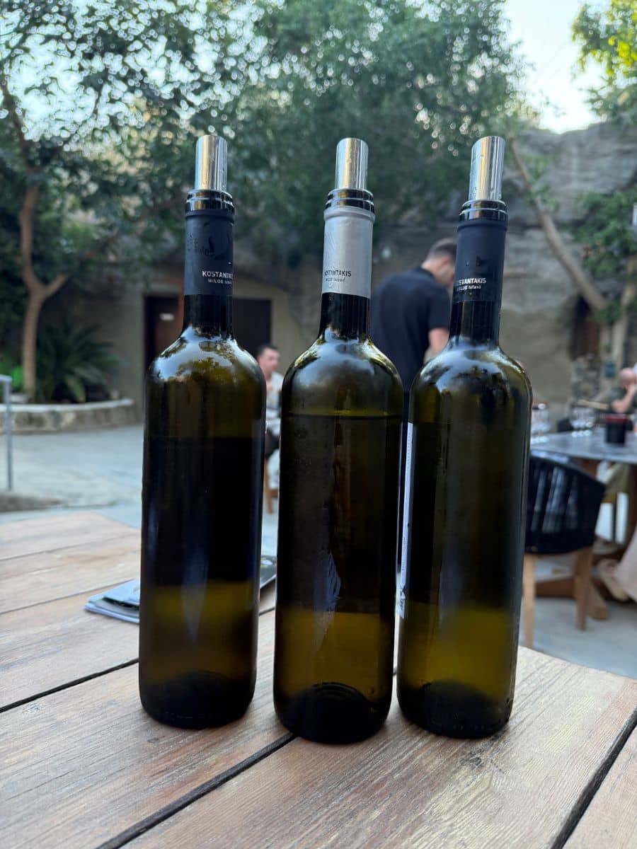 Wine tasting at a local vineyard in Greece during a women-only small group trip