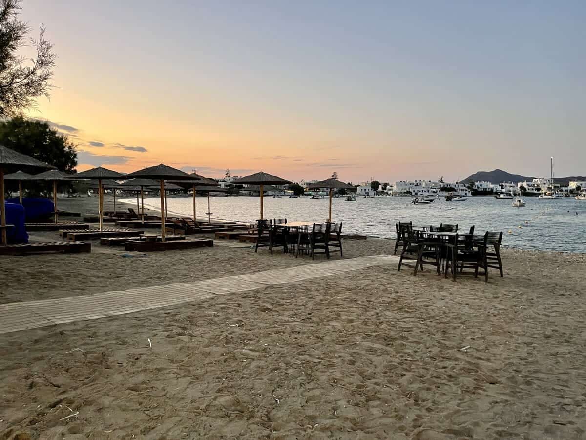 Sunset in Pollonia | 4 Days in Milos Itinerary