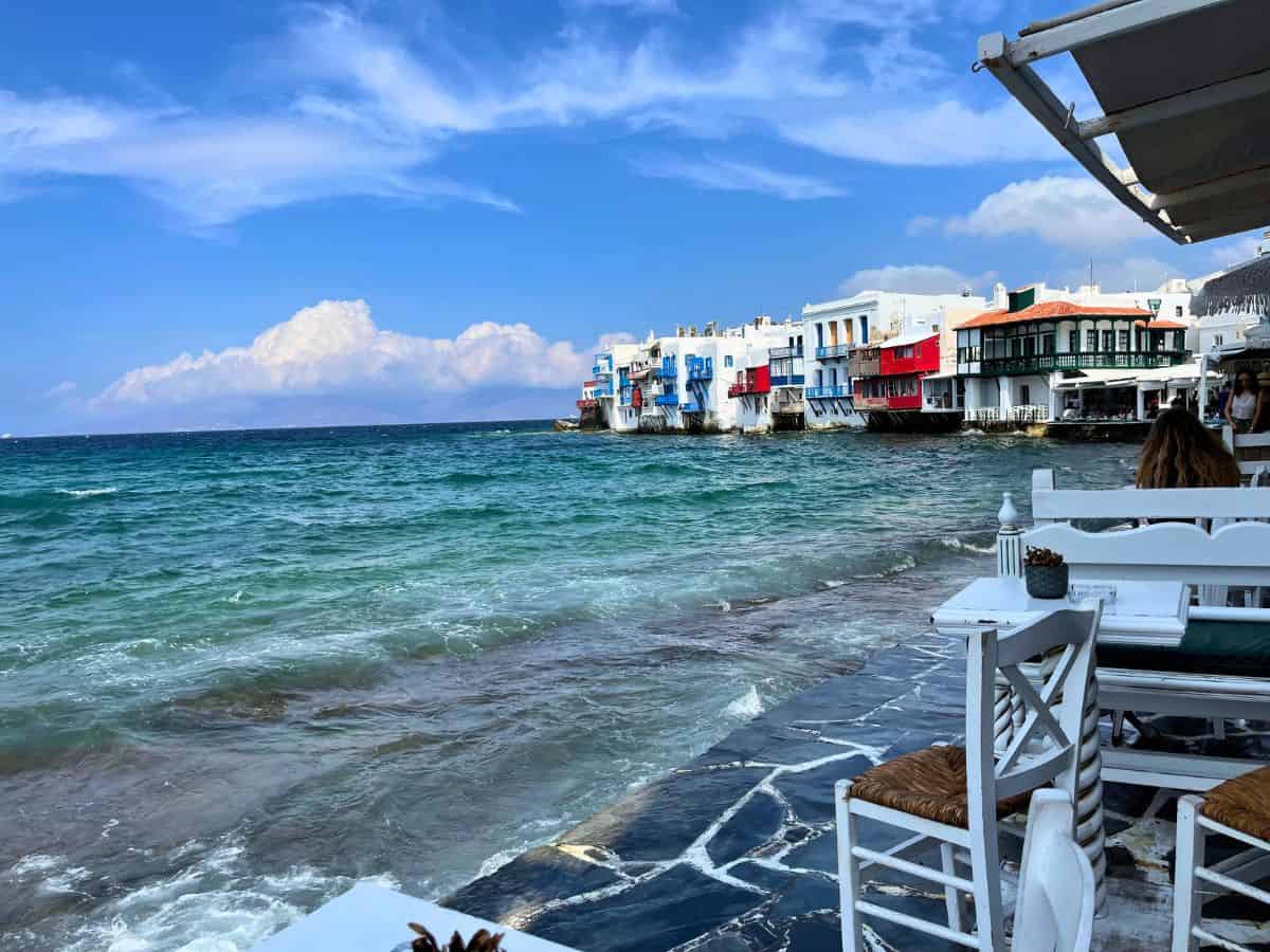 A picture of Mykonos famous little venice