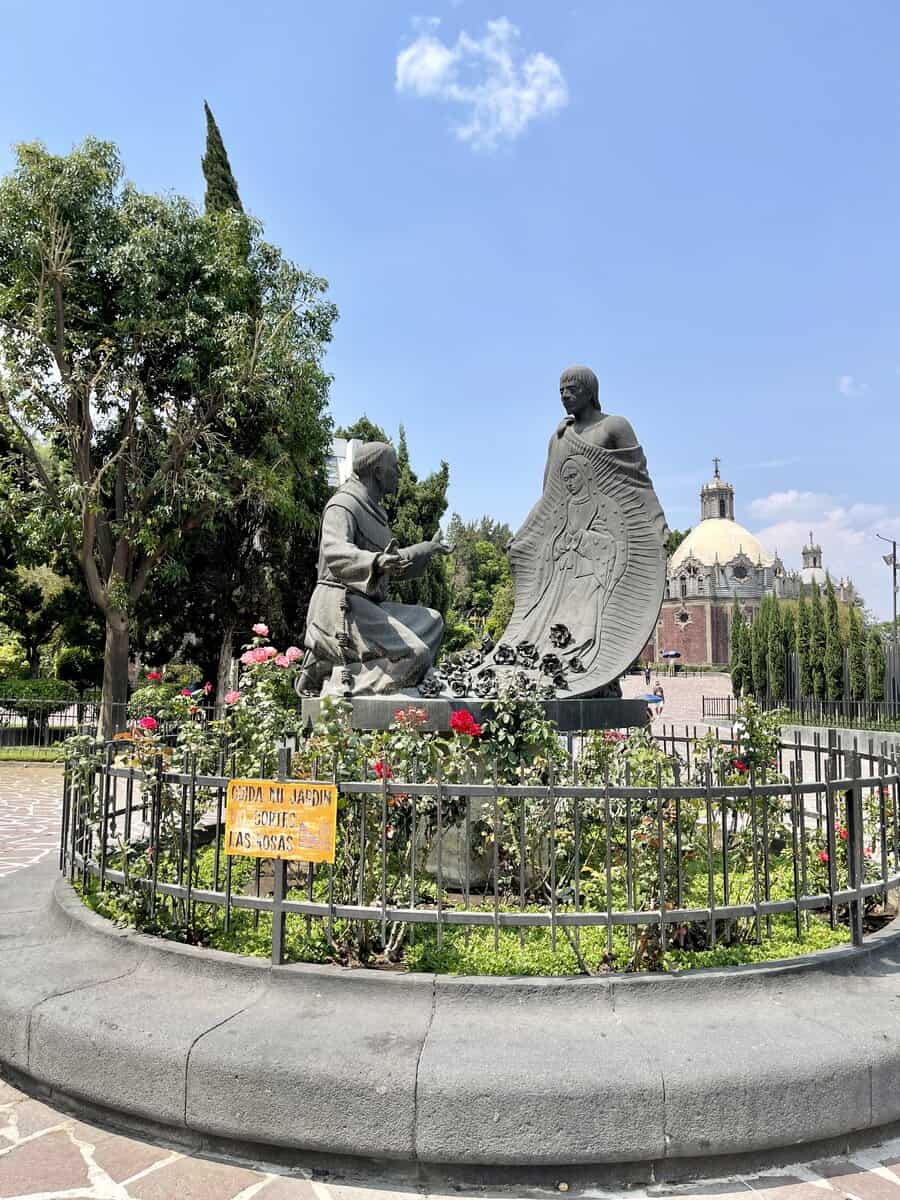 Statues at Basilica of Our Lady of Guadalupe