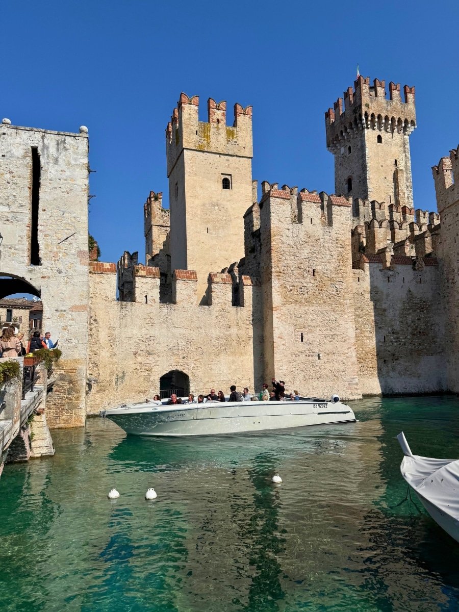 Castle at Sirmione at Lake Garda