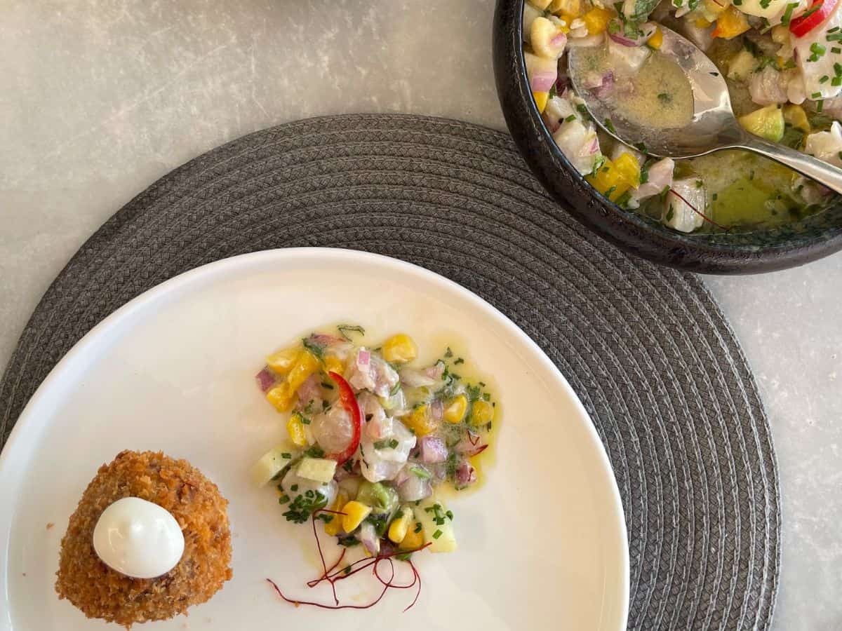 Fritters at the Five Restaurant