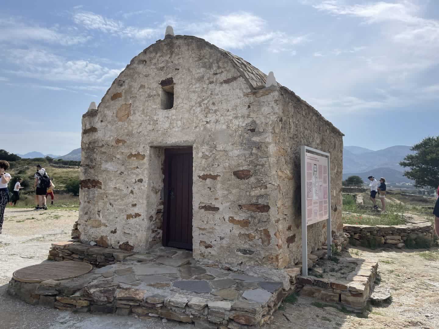 Old ruin at the Temple of Demeter in Sangri