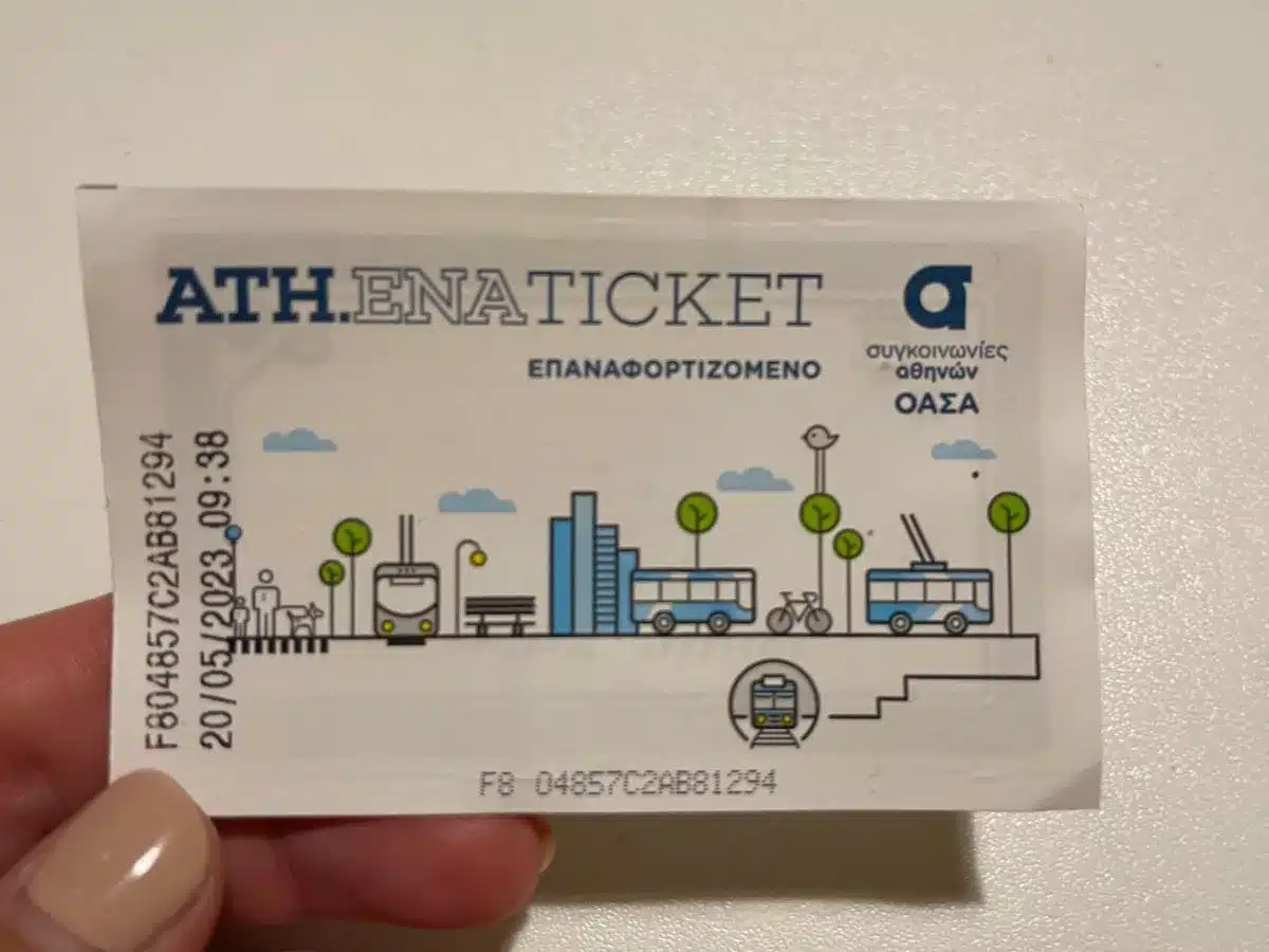 Athens Metro Ticket