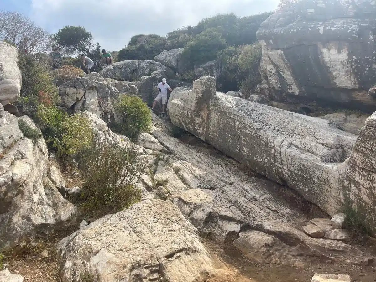 Visit Kouros Statue (Kouros of Flerio) on Naxos bus tour